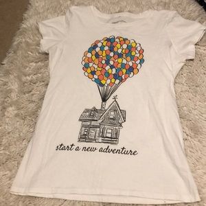 Disney UP “start a new adventure” t-shirt